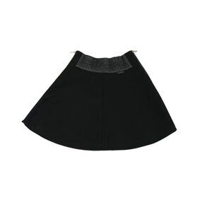 Moncler Black Wool Skirt